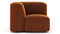 Muse - Muse Module, Corner, Burnt Orange Velvet