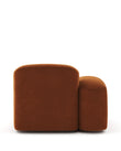 Modules Muse Module, Left Arm, Burnt Orange Velvet