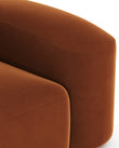 Modules Muse Module, Right Arm, Burnt Orange Velvet
