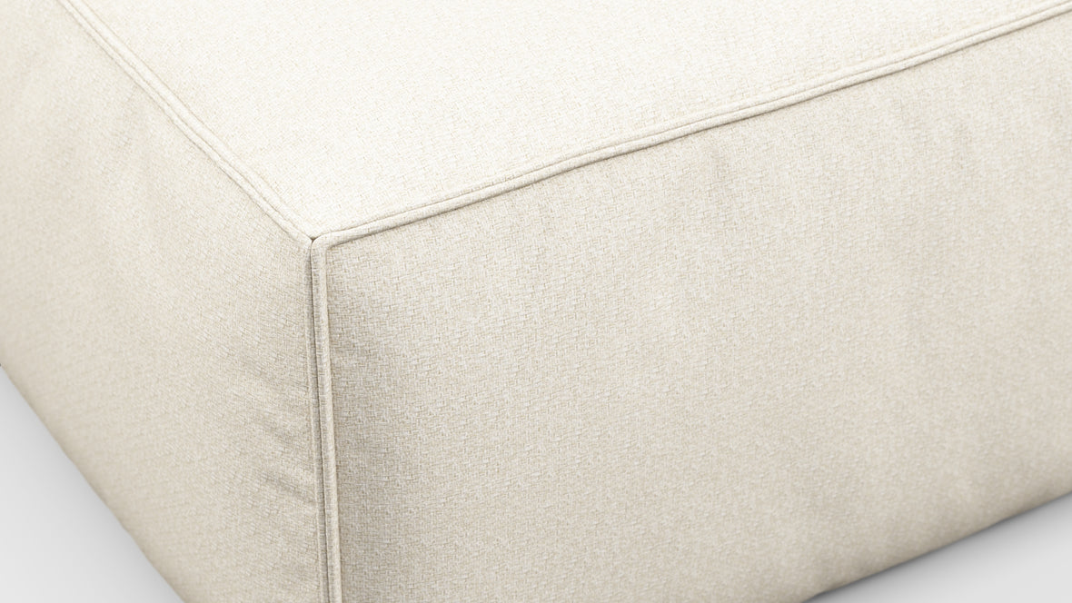 Andes - Andes Outdoor Module, Ottoman, Natural Textured Weave