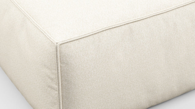 Andes - Andes Outdoor Module, Ottoman, Natural Textured Weave