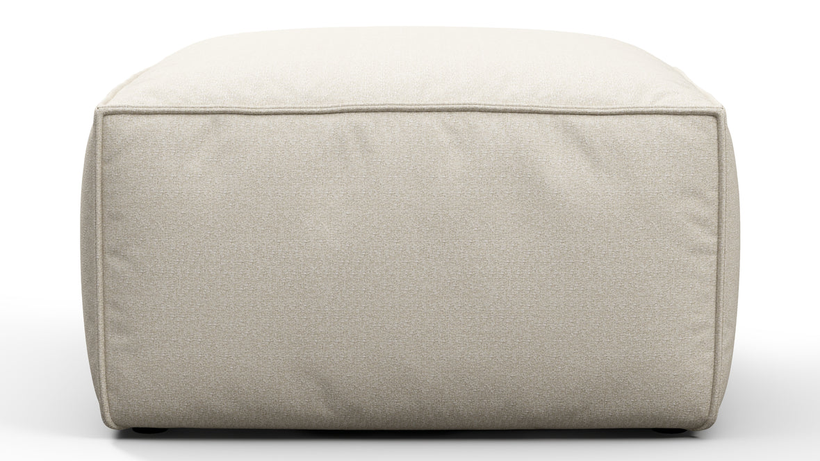 Andes - Andes Outdoor Module, Ottoman, Natural Textured Weave