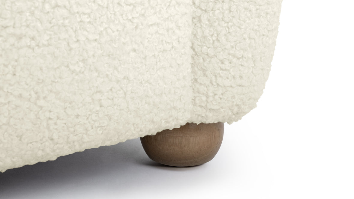 Flemming - Flemming Lounge Chair, Luxe Vegan Sherpa