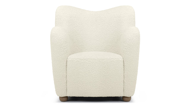 Flemming - Flemming Lounge Chair, Luxe Vegan Sherpa