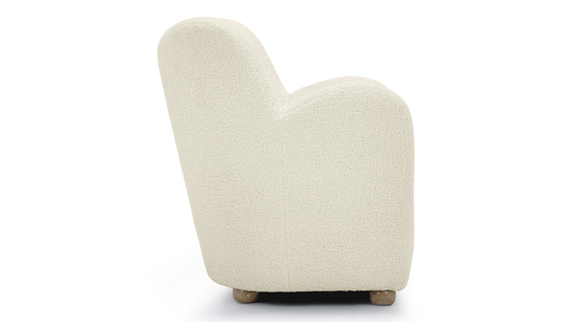 Flemming - Flemming Lounge Chair, Luxe Vegan Sherpa