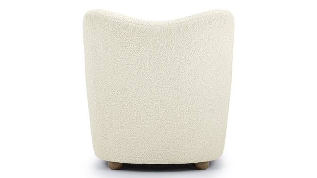 Flemming - Flemming Lounge Chair, Luxe Vegan Sherpa