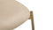 Metaphores - Metaphores Dining Chair, Latte Vegan Suede and Brushed Brass