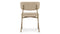 Metaphores - Metaphores Dining Chair, Latte Vegan Suede and Brushed Brass