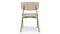 Metaphores - Metaphores Dining Chair, Latte Vegan Suede and Brushed Brass