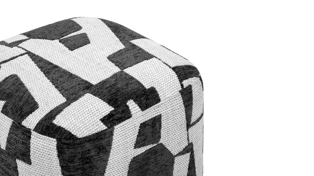 Astratto - Astratto Ottoman, Black and White