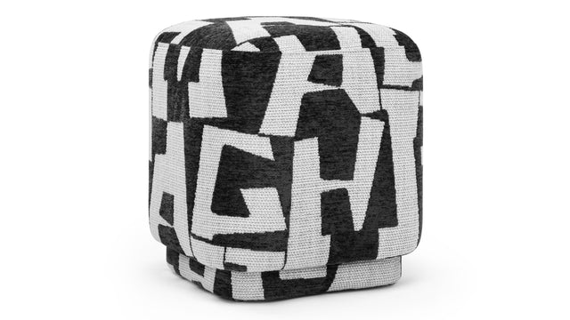 Astratto - Astratto Ottoman, Black and White