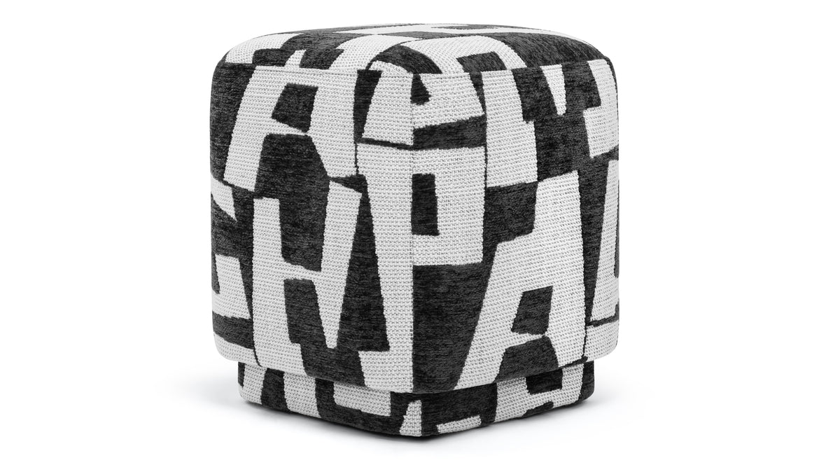 Astratto - Astratto Ottoman, Black and White