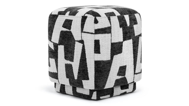 Astratto - Astratto Ottoman, Black and White