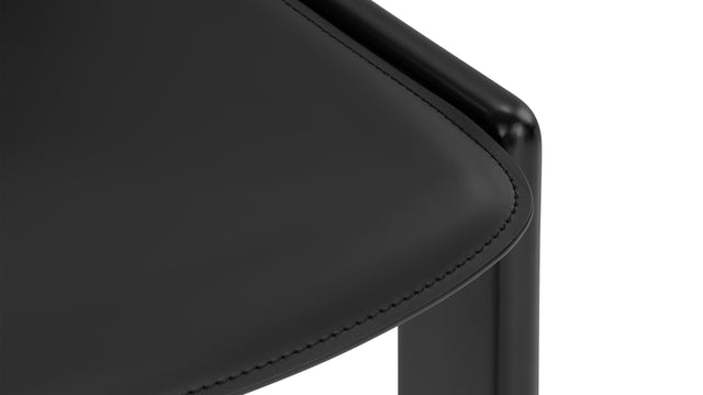 Boli - Boli Chair, Black Waxed Leather