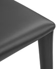 Dining Chairs Cab Chair, Black Waxed Leather