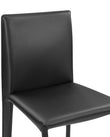 Dining Chairs Cab Chair, Black Waxed Leather