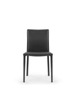 Dining Chairs Cab Chair, Black Waxed Leather
