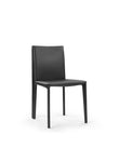 Dining Chairs Cab Chair, Black Waxed Leather