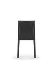 Dining Chairs Cab Chair, Black Waxed Leather