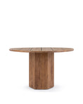 Outdoor Dining Tables Lotus Outdoor Dining Table, Walnut Stained Teak