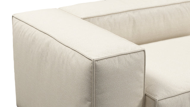 Andes - Andes Outdoor Sectional, Three Seater, Natural Textured Weave