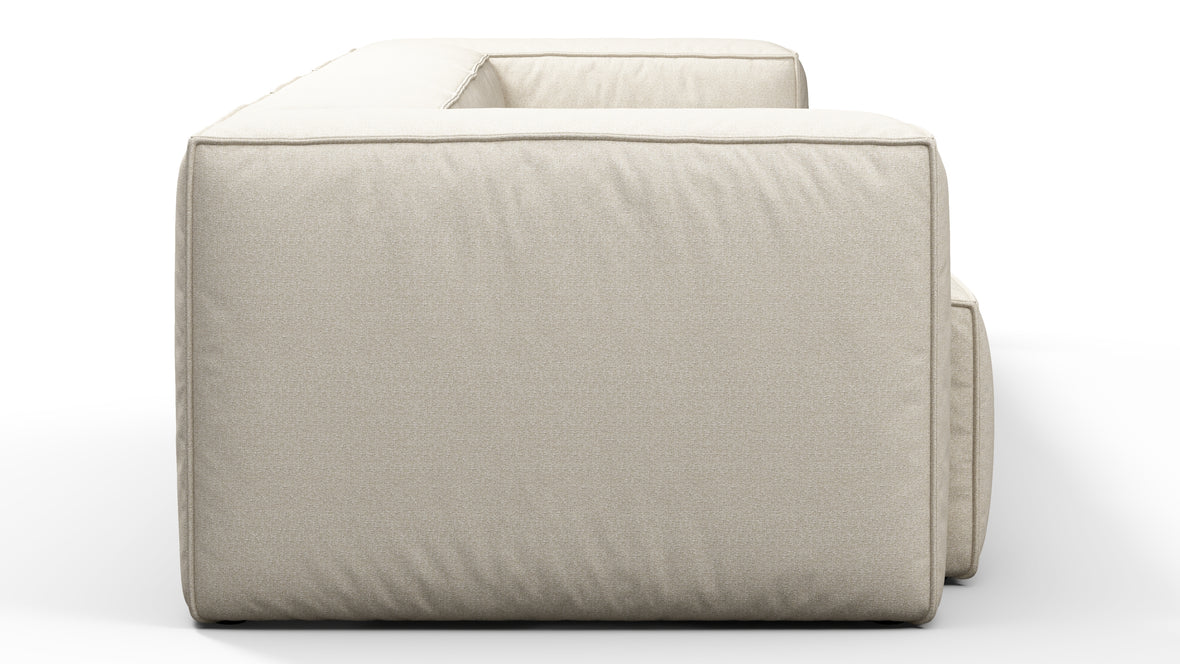 Andes - Andes Outdoor Sectional, Three Seater, Natural Textured Weave