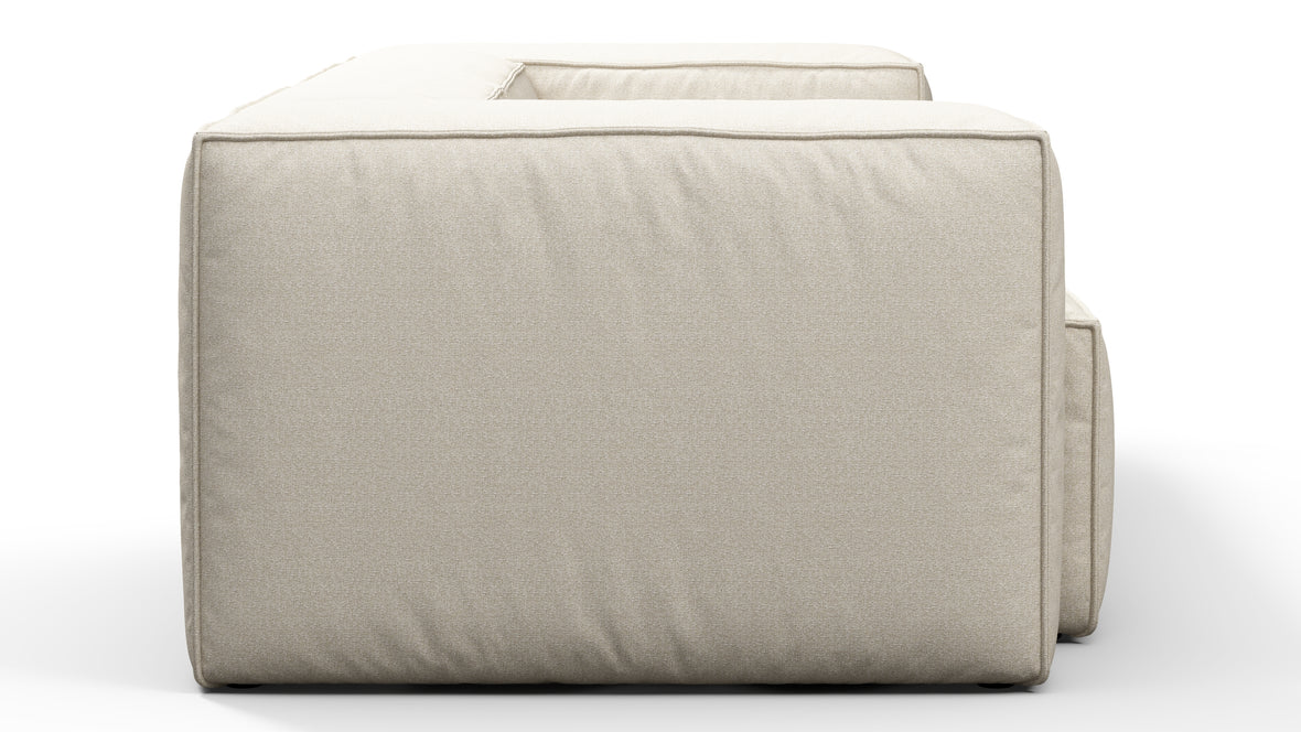 Andes - Andes Outdoor Sectional, Two Seater, Natural Textured Weave