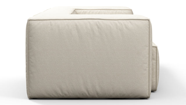 Andes - Andes Outdoor Sectional, Two Seater, Natural Textured Weave