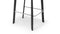 Domus - Domus Bar Stool, Jet Black Leather