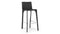 Domus - Domus Bar Stool, Jet Black Leather