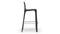 Domus - Domus Bar Stool, Jet Black Leather