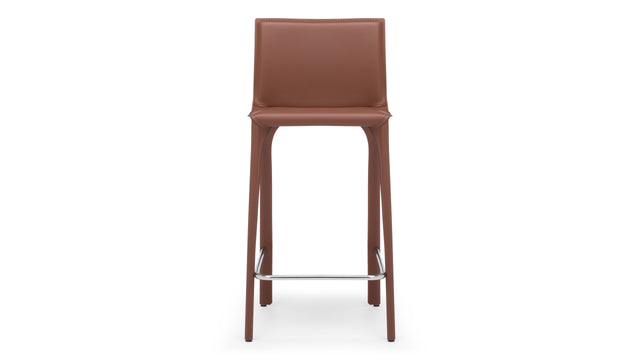 Domus - Domus Counter Stool, Cognac Leather