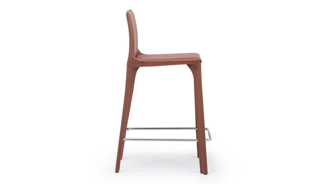 Domus - Domus Counter Stool, Cognac Leather