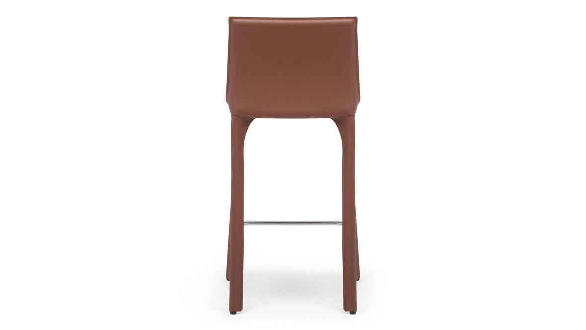 Domus - Domus Counter Stool, Cognac Leather