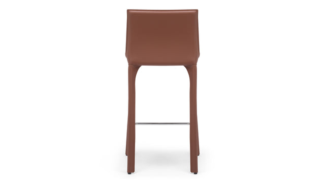 Domus - Domus Counter Stool, Cognac Leather