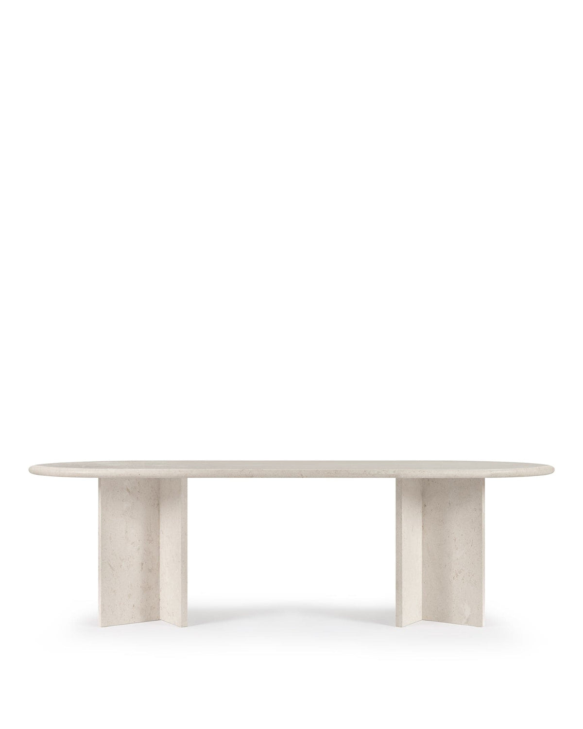 Maui Dining Table, Limestone – Interior Icons