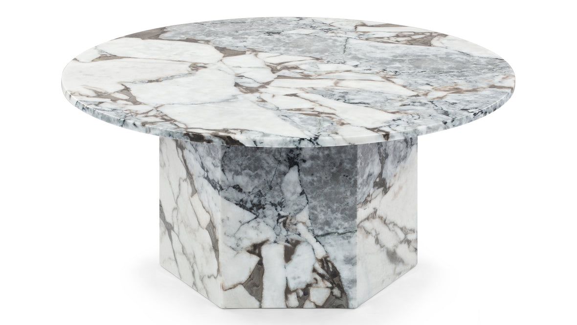 Saga - Saga Medium Coffee Table, Modellato Marble