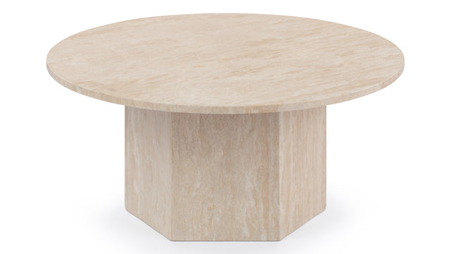 Saga - Saga Medium Coffee Table, Travertine