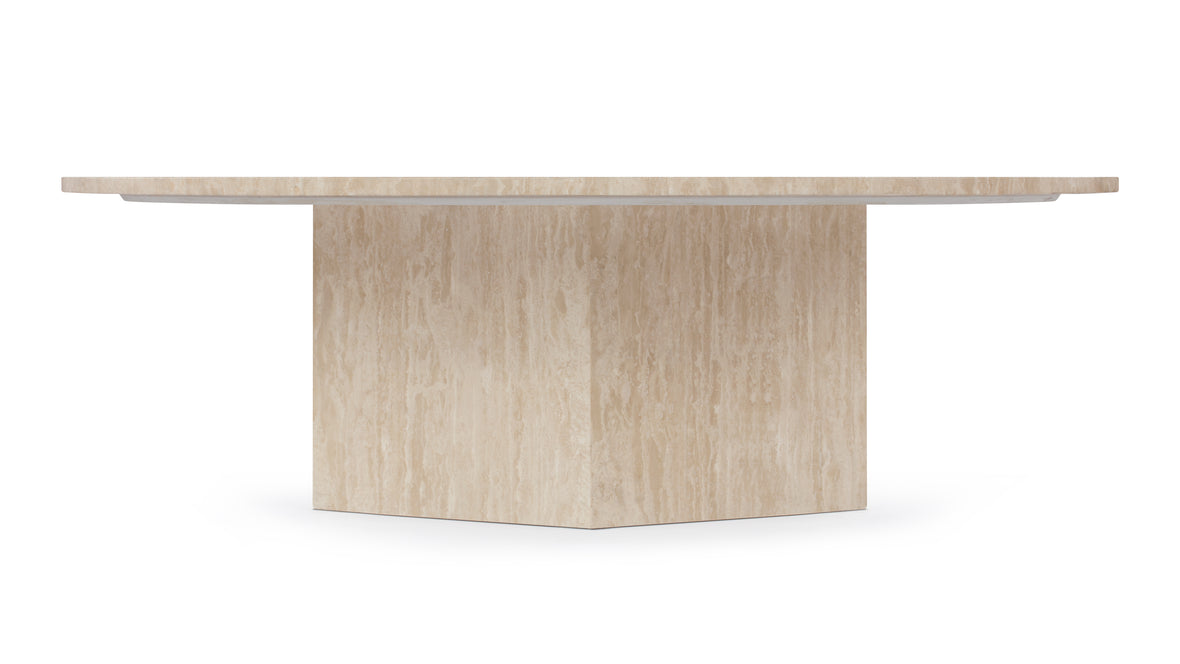 Saga - Saga Large Coffee Table, Travertine