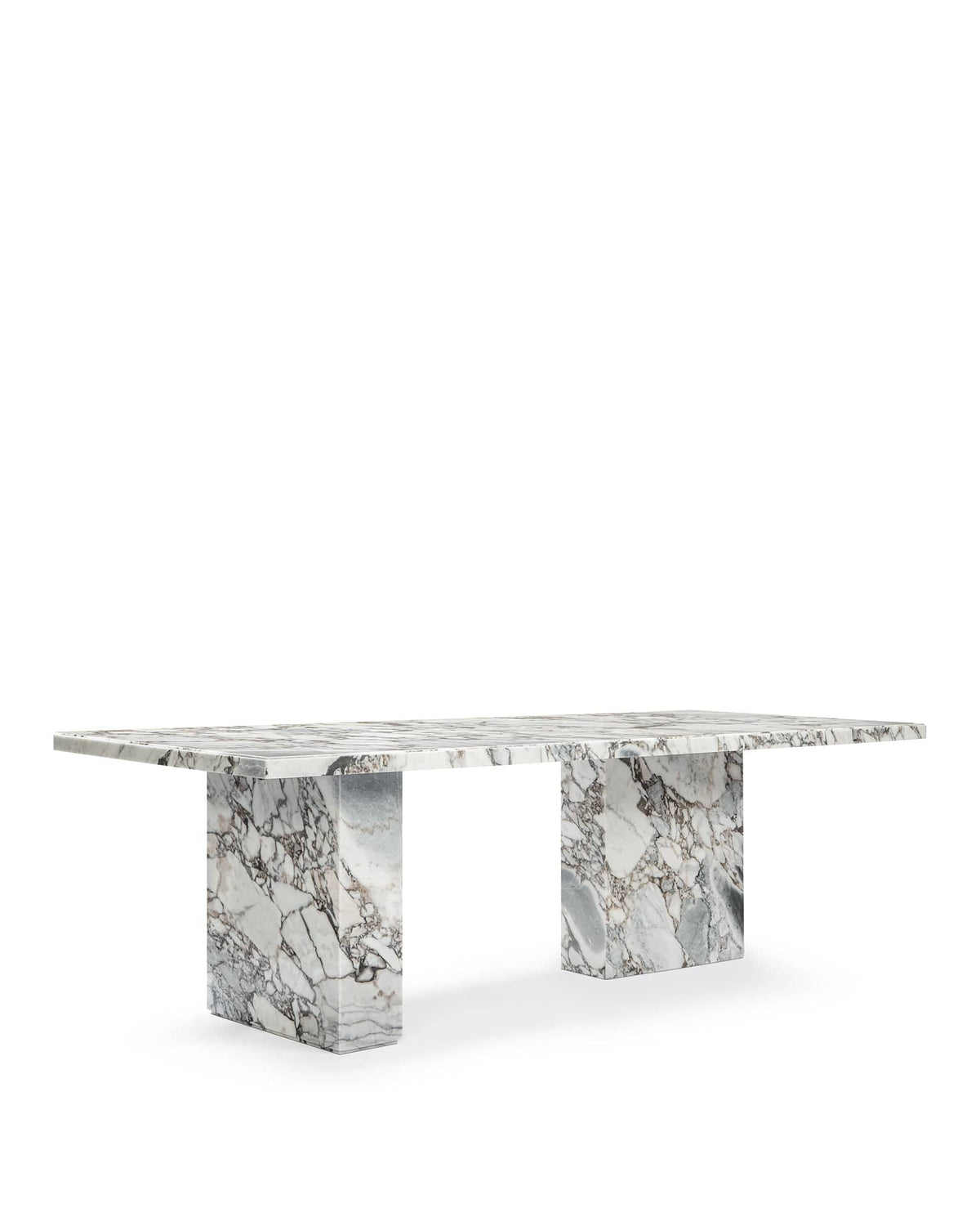 Enzo Dining Table, Modellato Marble – Interior Icons