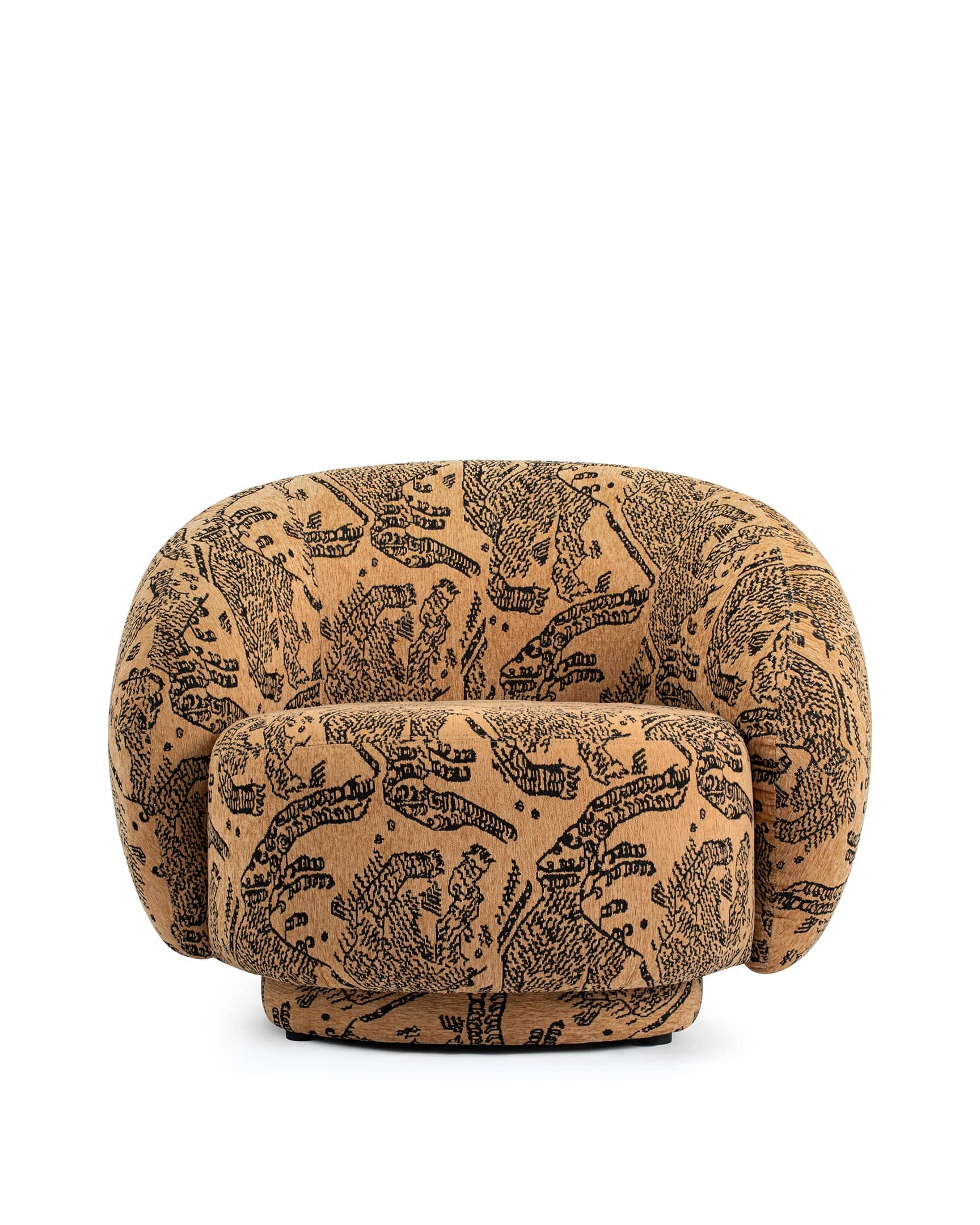 Julep Lounge Chair, Tiger Mountain Chenille – Interior Icons