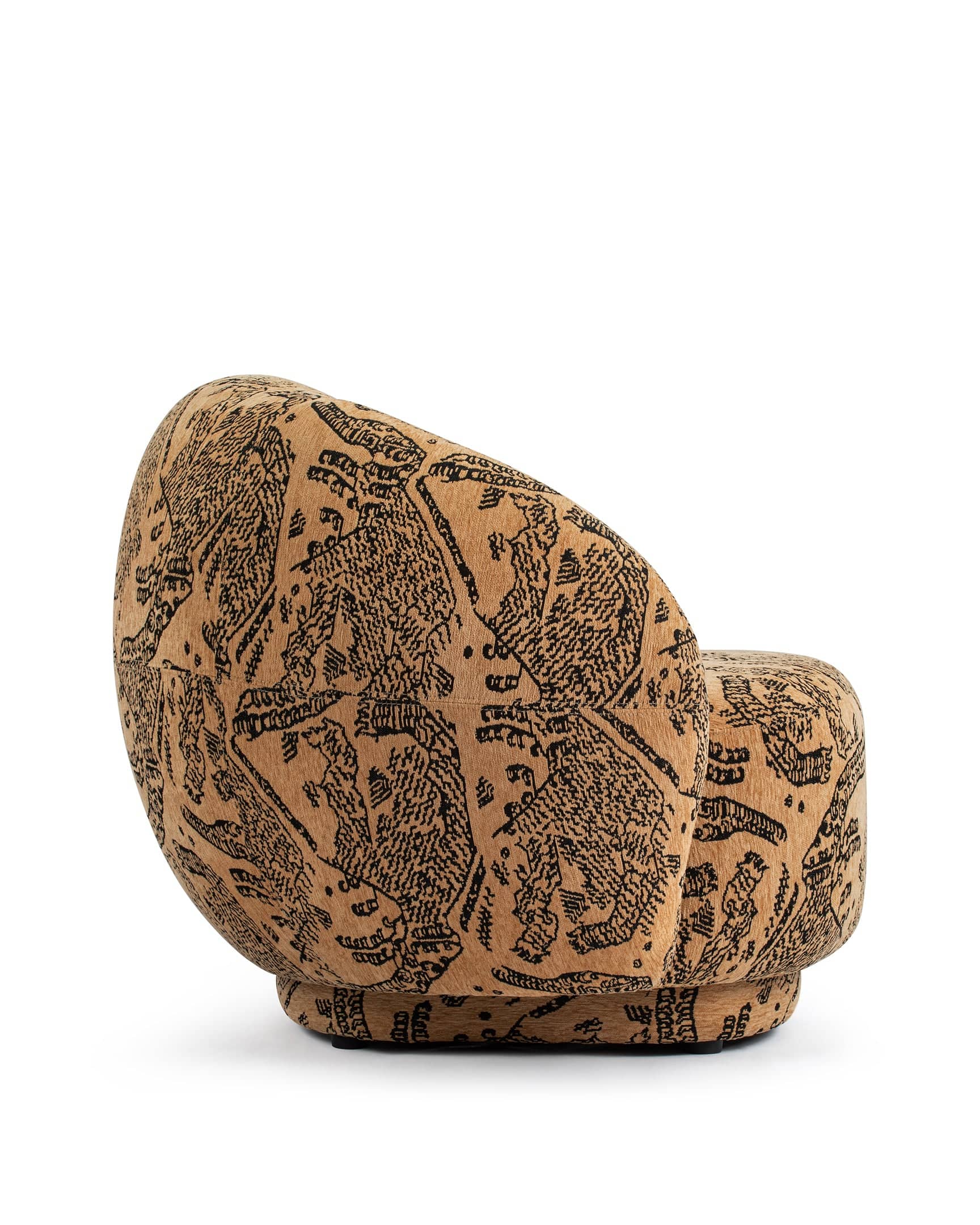Julep Lounge Chair, Tiger Mountain Chenille – Interior Icons