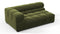 Tufty - Tufty Module, Extra Large Left Corner, Thyme Luxe Velvet