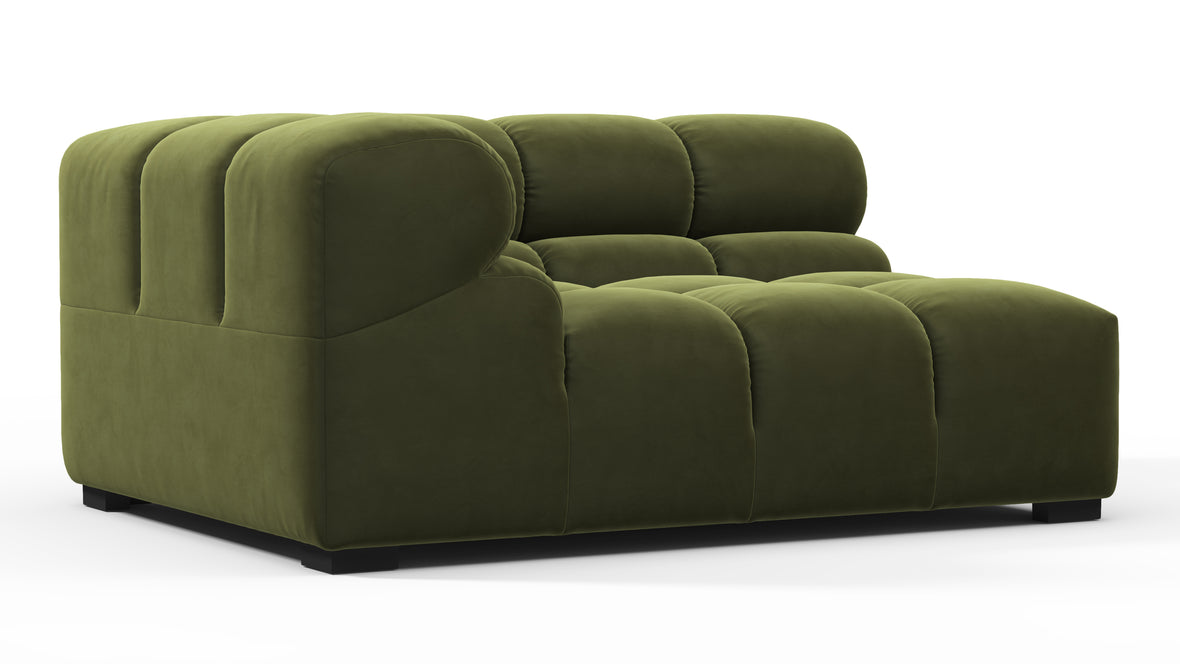 Tufty - Tufty Module, Large Left Corner, Thyme Luxe Velvet