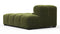 Tufty - Tufty Module, Right Chaise, Armless, Thyme Luxe Velvet