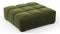 Tufty - Tufty Ottoman, Thyme Luxe Velvet