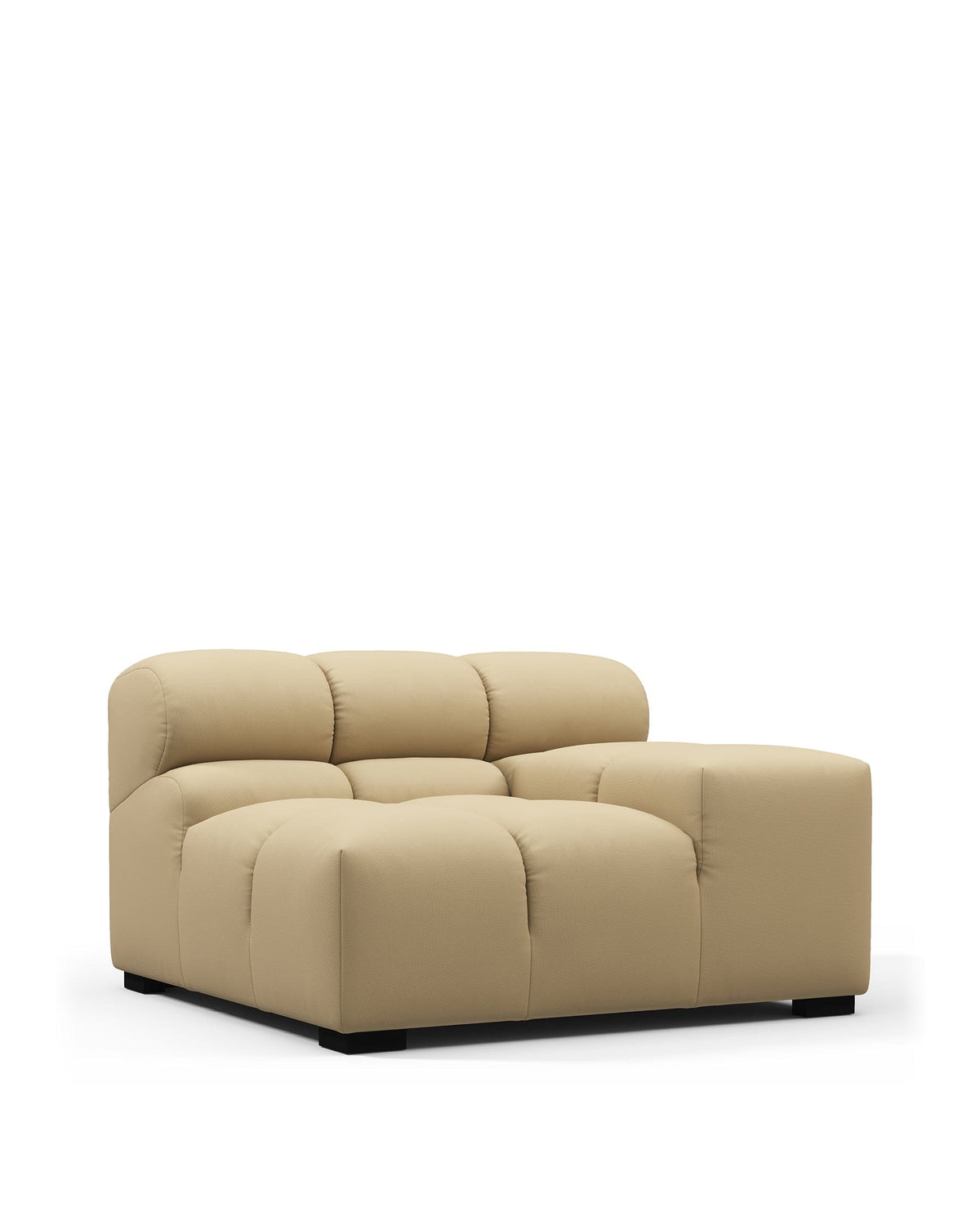 Tufty Outdoor Module, Right Arm, Latte Performance Weave – Interior Icons