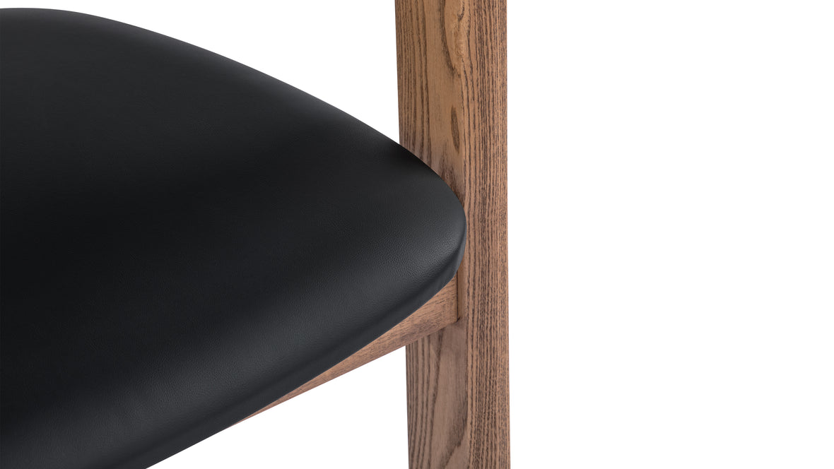 Pamplona - Pamplona Chair, Black and Walnut Stain