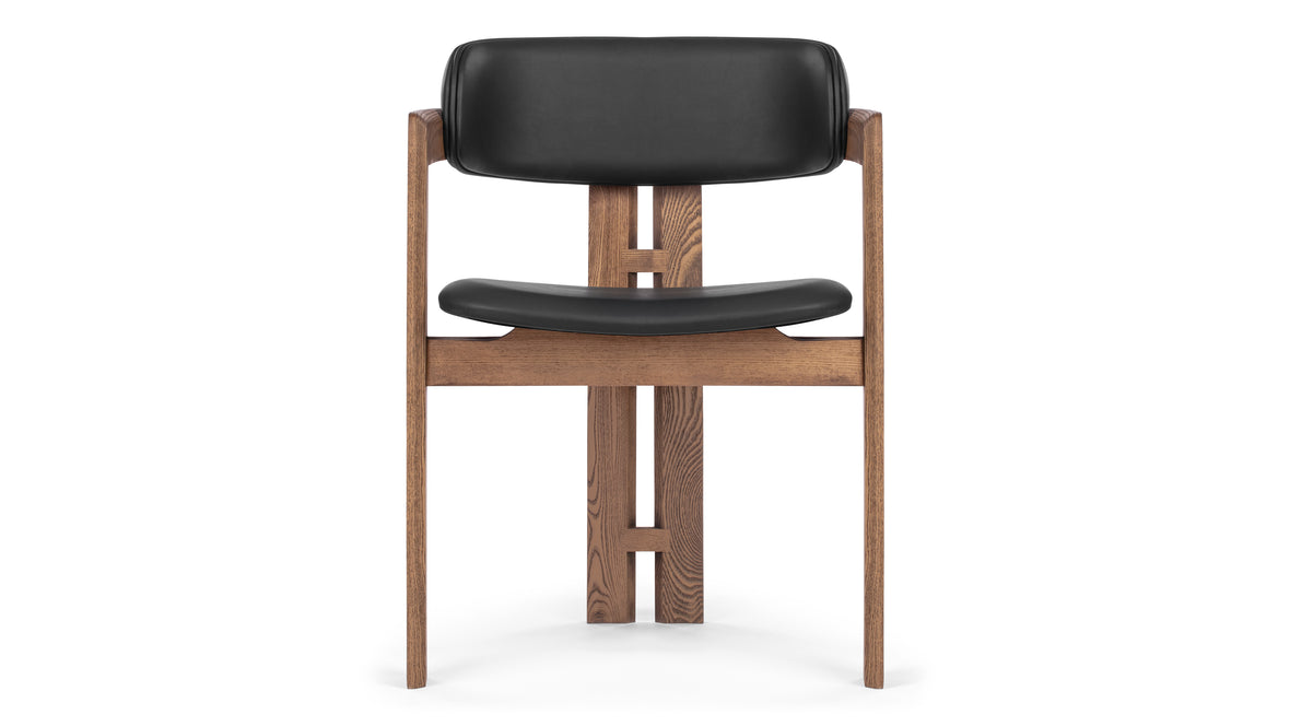 Pamplona - Pamplona Chair, Black and Walnut Stain