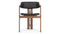 Pamplona - Pamplona Chair, Black and Walnut Stain